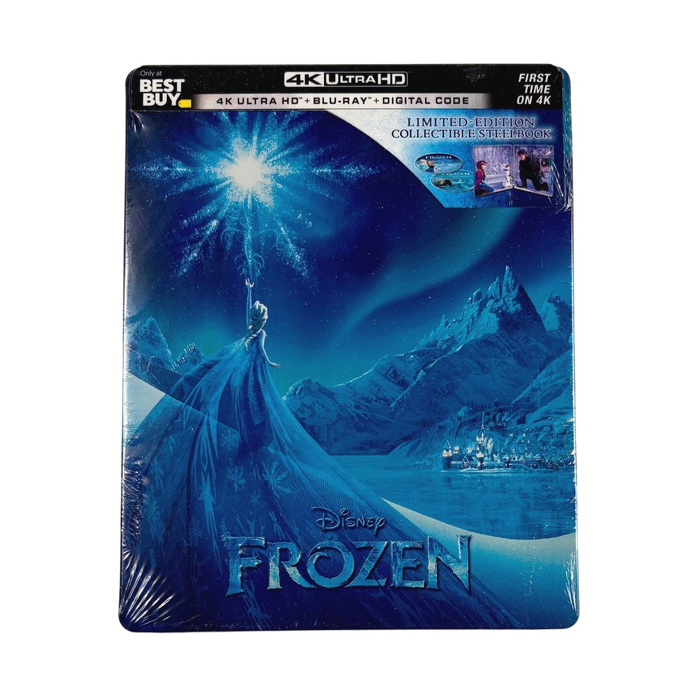 FROZEN Disney 4K Ultra HD + Blu-ray Steelbook  **Digital Movie Code Expired**